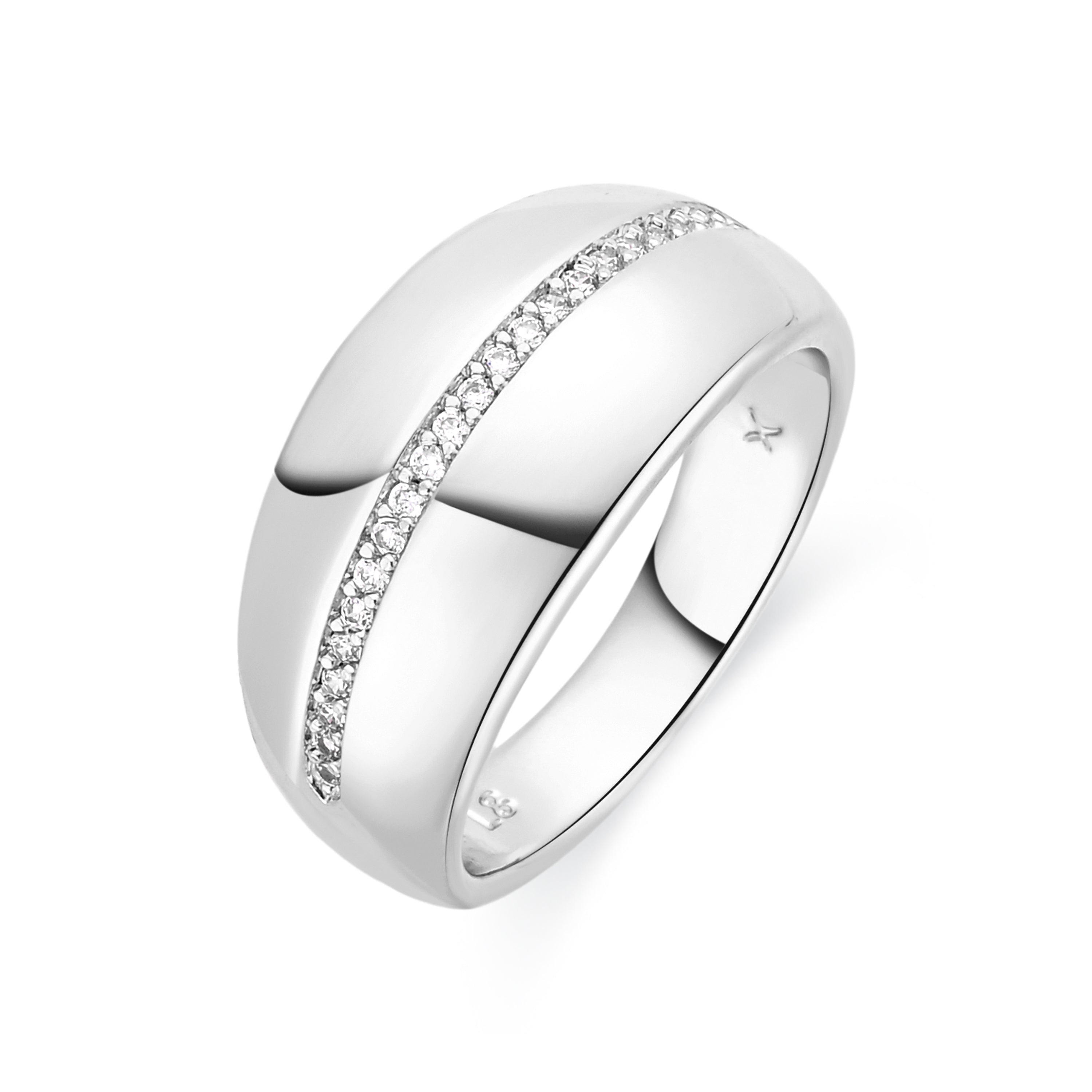 Anillo de Circonita Ópalo de Fuego acabado en oro rosa de 18k - Saikpo