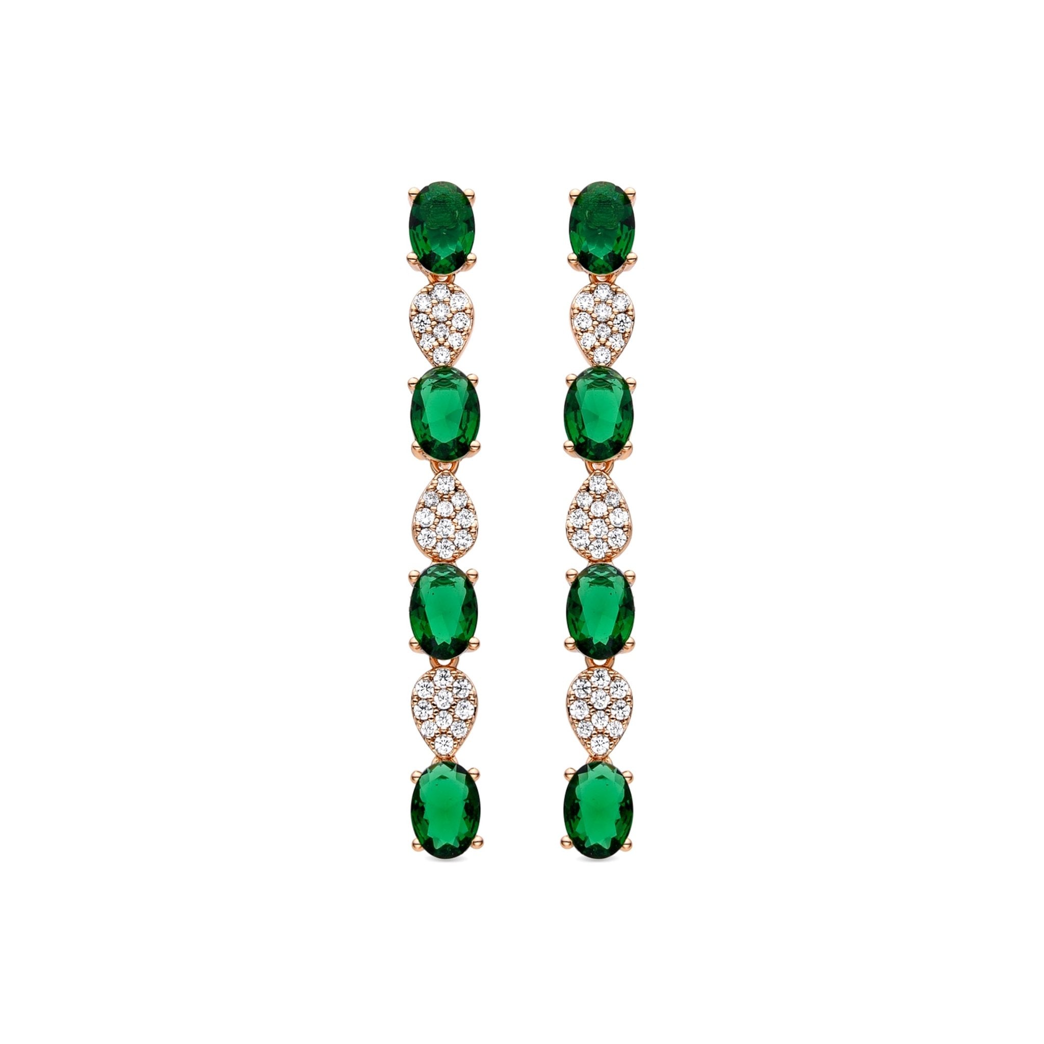 Boucles d&amp;#39;oreilles finition or 18k
