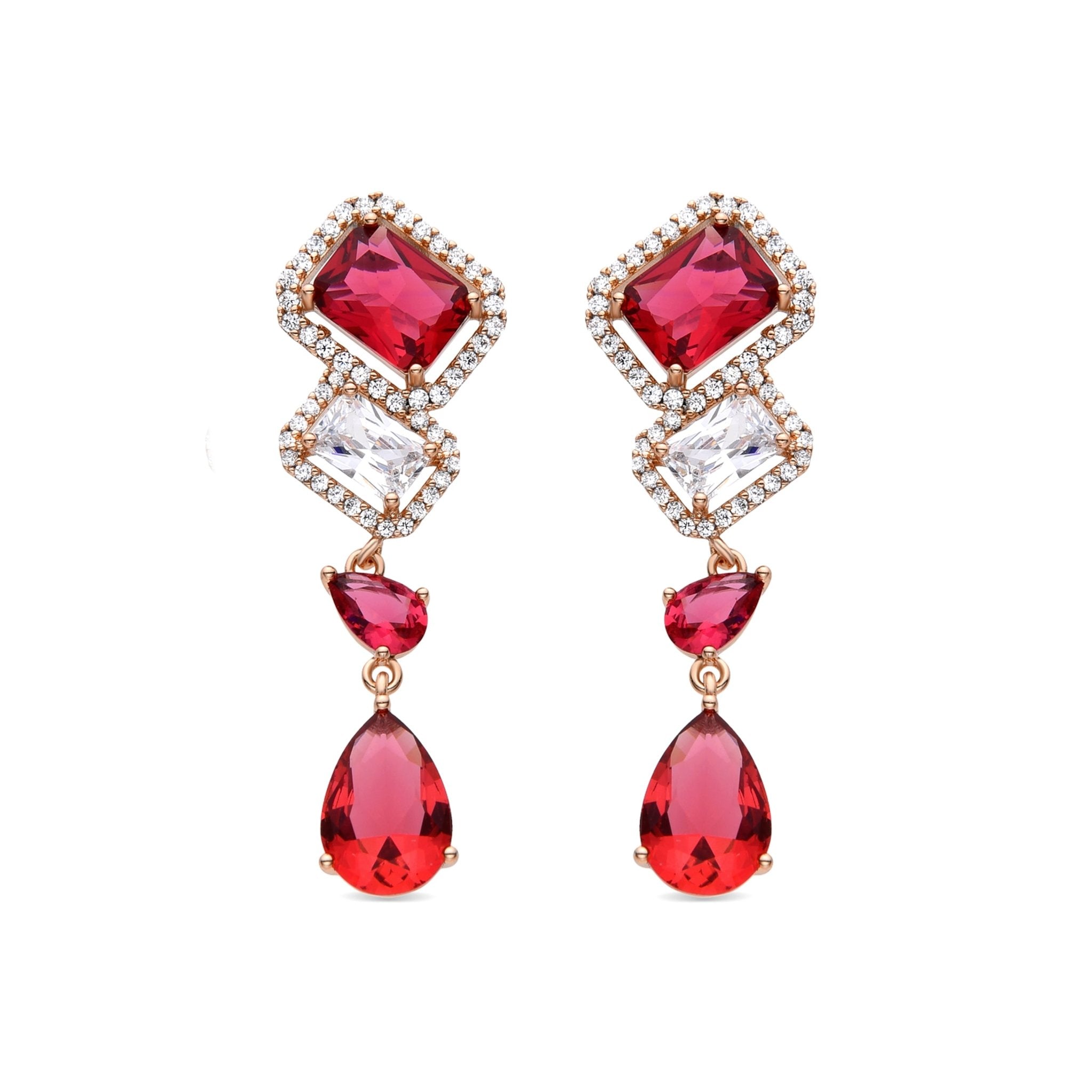 Boucles d&amp;#39;oreilles finition or 18k