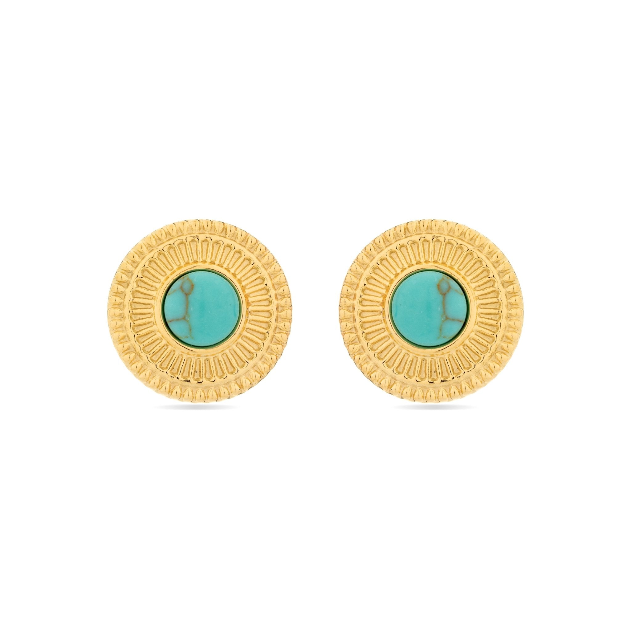 Orecchini finitura oro 18k