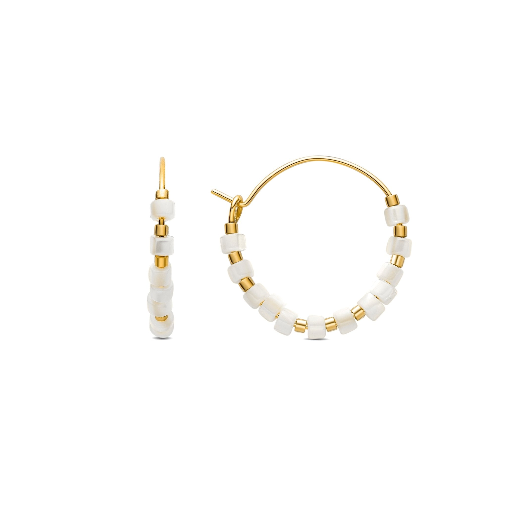 Orecchini finitura oro 18k