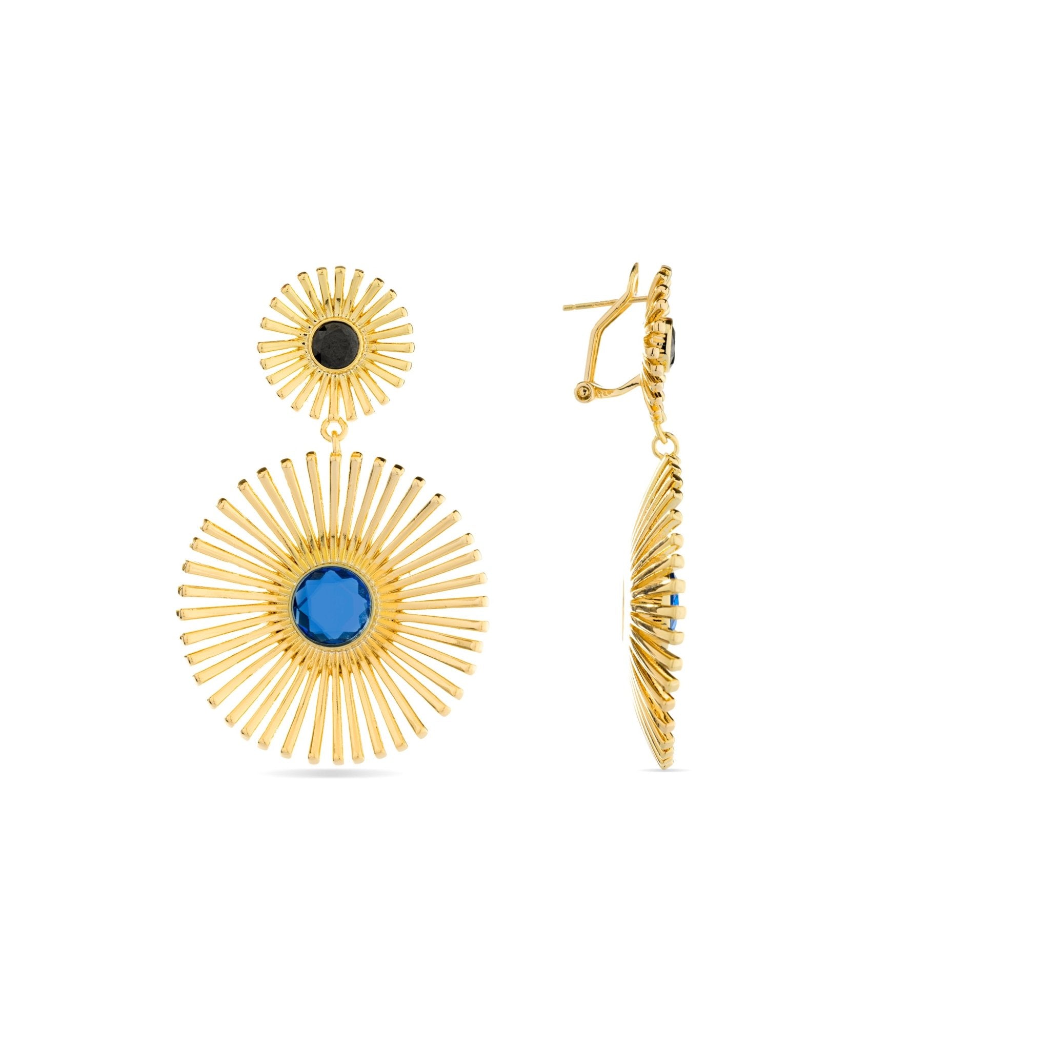 Orecchini finitura oro 18k