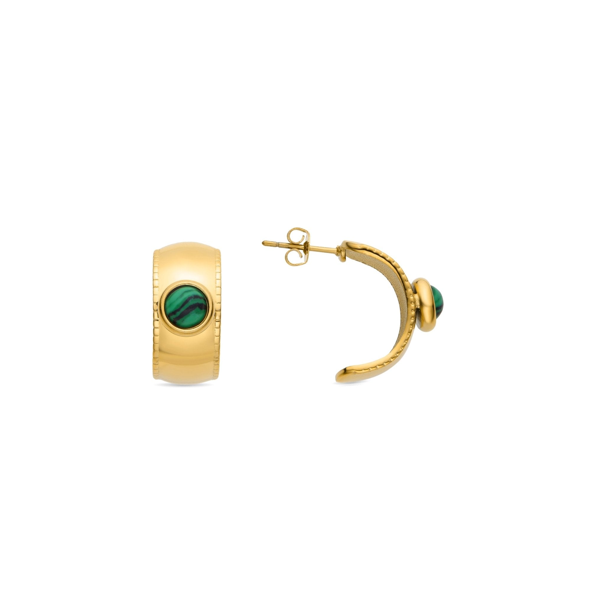Orecchini finitura oro 18k