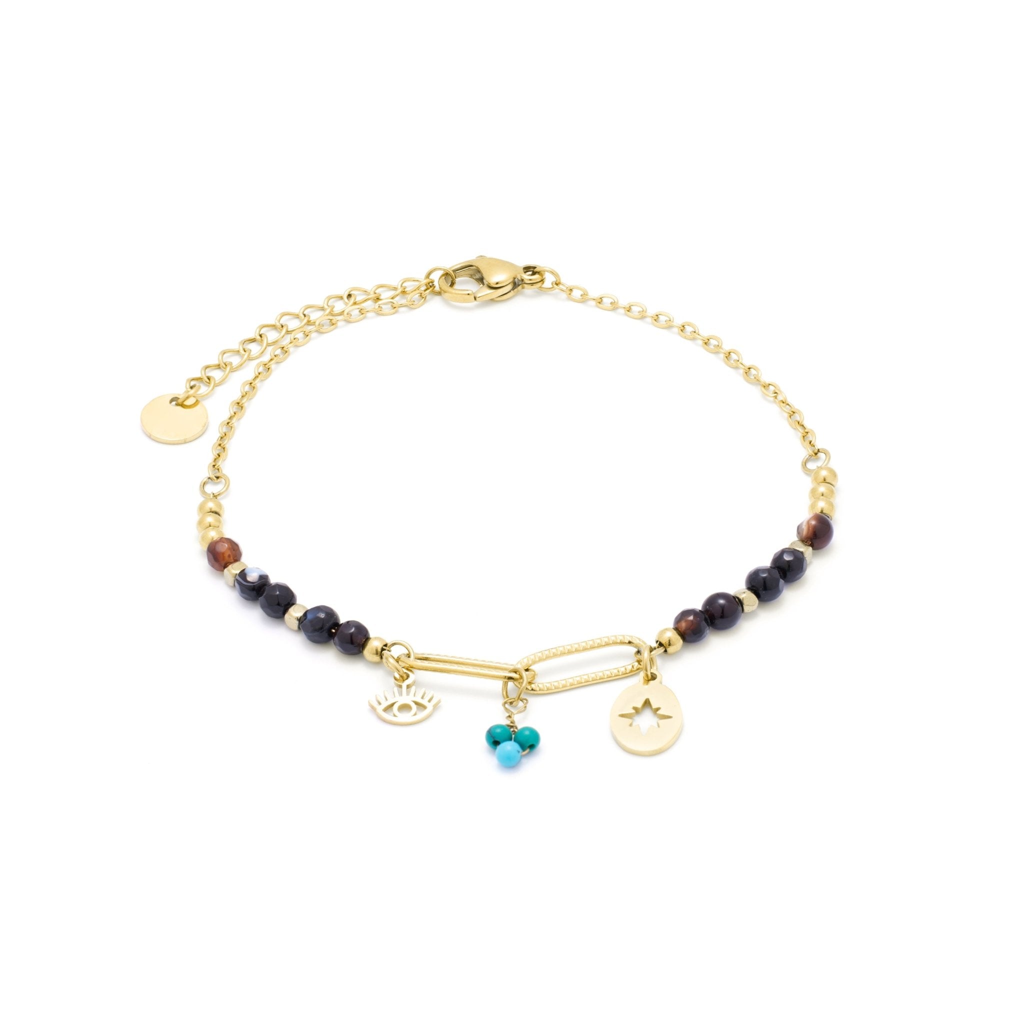 18k gold finish bracelet