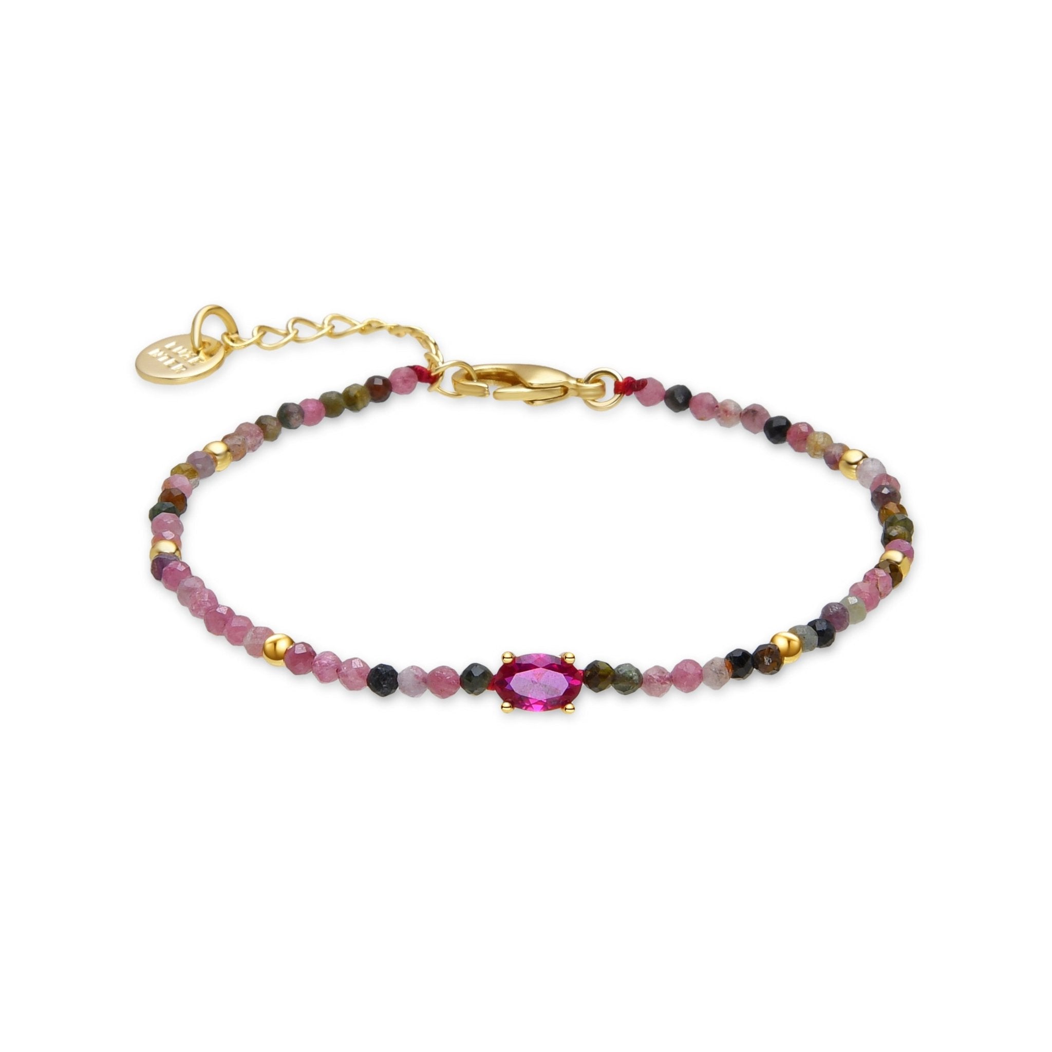 Baim bracelet finished in 18k yellow gold