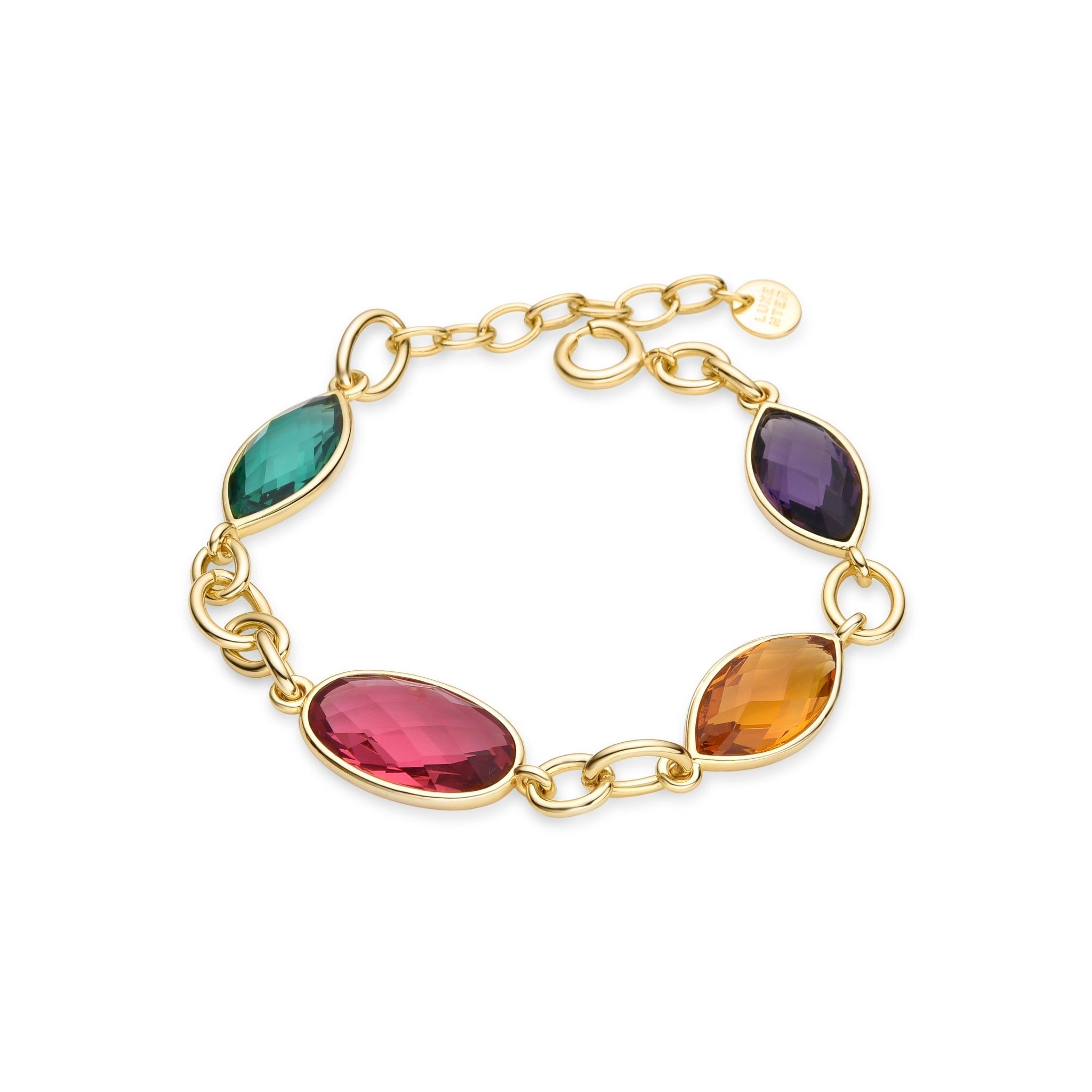 Bracelet Helmara fini en or jaune 18 carats